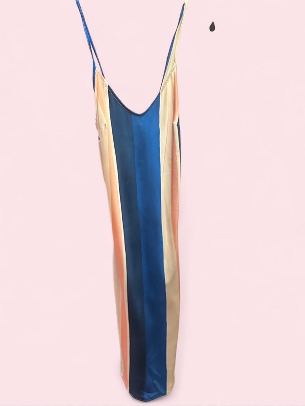 LemLem x H&M Multicolored Striped Satin Trim Dress